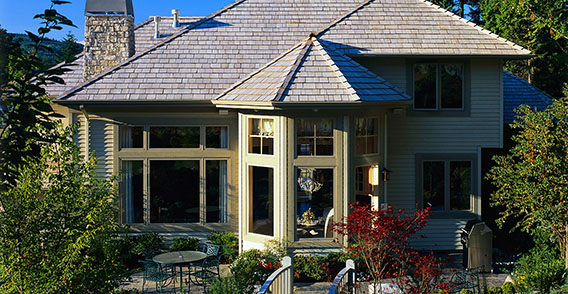 Backyard Of House With Patio